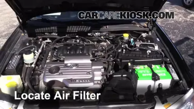 2001 Infiniti I30 T 3.0L V6 Filtro de aire (motor) Cambio